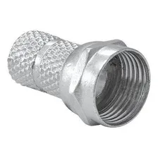 Kit 100 Conector F Rg-59 Rosca P/ Cabo Coaxial Foto  mini 1