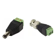Kit 100 Conector P4 Macho Com Borne + 100 Bnc Macho Borne Foto mini 1