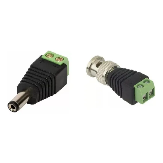 Kit 100 Conector P4 Macho Com Borne + 100 Bnc Macho Borne Foto 1