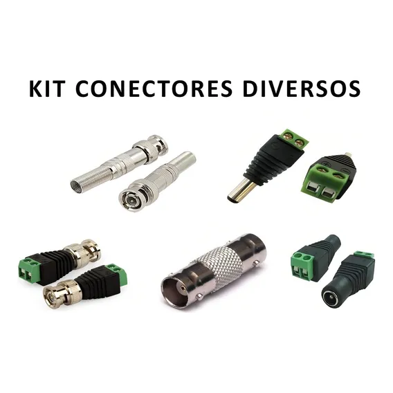 Kit 100 Conectores Bnc, P4( M/f ), Emenda E Bnc Borne C100 Foto 1