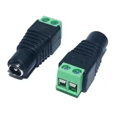 Kit 100 Conectores Plug P4 Femea Com Borne 100un Foto mini 3