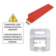Kit 100 Espacador Nivelador 2mm Para Pisos E Porcelanatos Foto mini 2