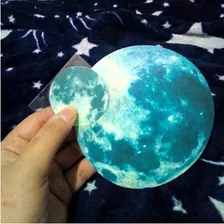 Kit 100 Estrelas E Super Lua 20cm Brilha Escuro Fluorescente Cor Verde Foto mini 4