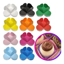 Kit 100 Forminhas P/ Doces 4 Pétalas Brigadeiro Aniversário Cor Branco Foto mini  3
