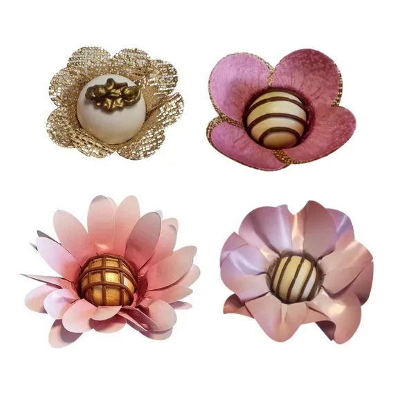 Kit 100 Forminhas Para Doces Finos Ideal Casamento E Eventos Cor Rose, Chá Degrade E Chá Foto 1