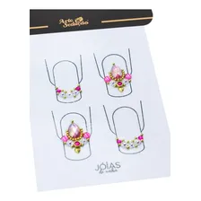 Kit 100 Jóias De Unha, Arte Sedução Foto mini 1