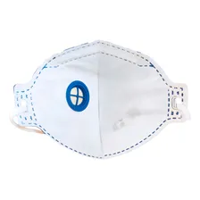 Kit 100 Máscara Pff2 Com Válvula Tripla Camada Epi Proteção Respiratória Contra Poeira Névoas E Fumos Metálicos Com Ca Foto mini 4