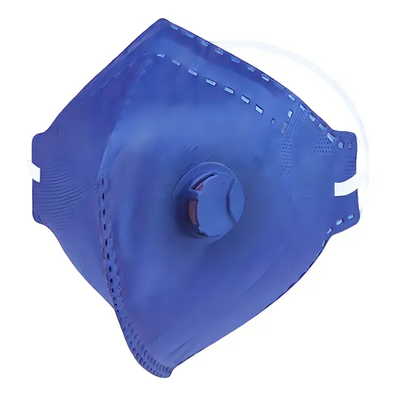 Kit 100 Máscara Pff2 Com Válvula Tripla Camada Epi Proteção Respiratória Contra Poeira Névoas E Fumos Metálicos Com Ca Foto 1
