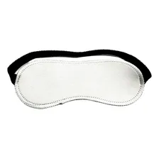 Kit 100 máscaras ajudar dormir Redu Shaper tapa olho sono para sublimação cor branco liso Foto mini 1