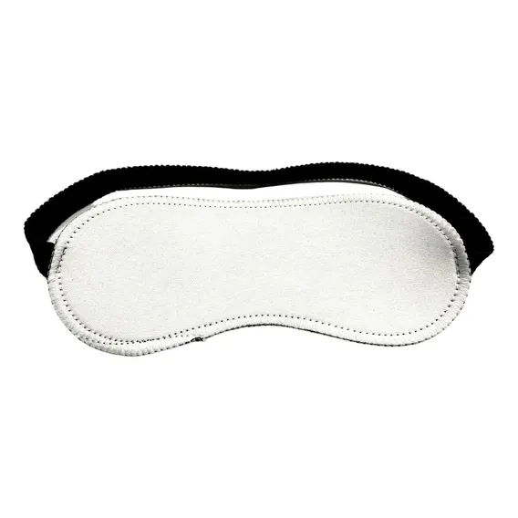 Kit 100 máscaras ajudar dormir Redu Shaper tapa olho sono para sublimação cor branco liso Foto 1