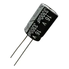 Kit 100 Pçs - Capacitor Eletrolitico 3300x16v - 3300uf X 16v Foto mini 4