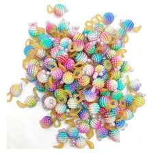 Kit 100 Penteado Laços Elásticos Pet Banho E Tosa Pet Shop Foto mini 4