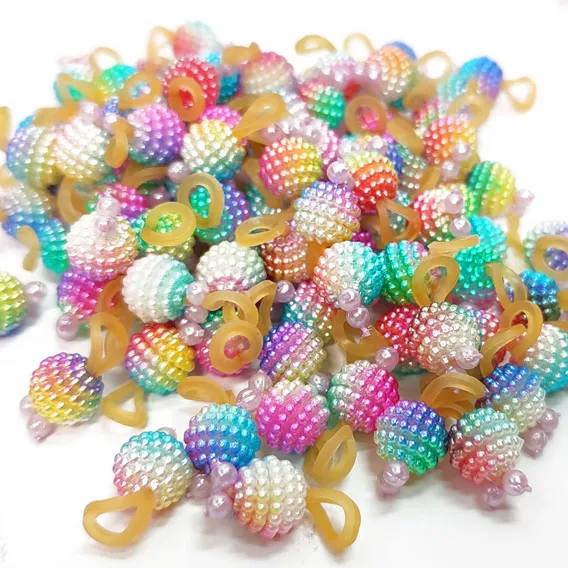 Kit 100 Penteado Laços Elásticos Pet Banho E Tosa Pet Shop Foto 1
