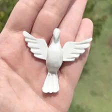 Kit 100 Pombinhos Divino Espirito Santo Resina Batizado Cor Branco Foto mini  3