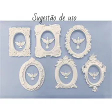Kit 100 Pombinhos Divino Espirito Santo Resina Batizado Cor Branco Foto mini 4