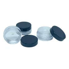 Kit 100 Potinhos Para Glitter Maquiagem E Creme Com Batoque Foto  mini 1