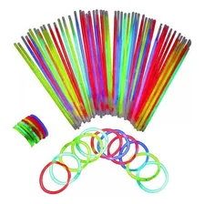 Kit 100 Pulseira Neon Alto Brilho Festa Balada Atacado Foto mini 2