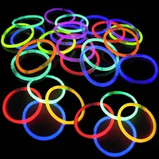 Kit 100 Pulseira Neon Alto Brilho Festa Balada Atacado Foto mini 4