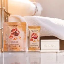 Kit 100 Sabonetes 100 Shampoo 2x1 Castanha Para Sache Hotel Foto mini 2