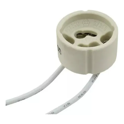 Kit 100 Soquete De Porcelanato Gu10 Mr16 Com Rabicho Foto 1