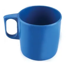 Kit 100 Un Caneca Plástica Para Merenda Escolar Azul 350 Foto  mini 1