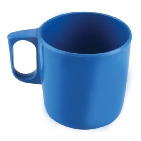 Kit 100 Un Caneca Plástica Para Merenda Escolar Azul 350 Foto 1