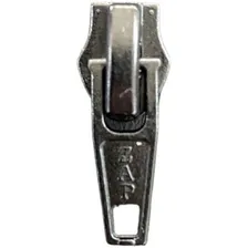 Kit 100 Un Cursor Promo Forte C/trava Nº5 P/zíper Nylon Full Cor Preto Foto  mini 1