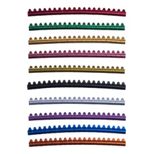Kit 100 Unid - Anilhas Abertas Metálica Marcação - 3.0 Mm Cor Cores Variadas Foto mini 1