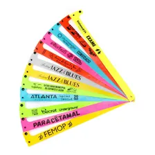 Kit 1000 Pulseiras Identificação Pvc Soft Lacre Botão Foto mini 1