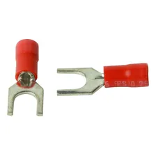 Kit 100pçs Terminal Forquilha 8,5mm Sv 8-8 Cabo 10mm² Vm Foto mini 1