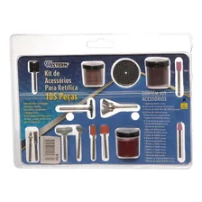 Kit 105 Acess贸rios Dremel Micro Retifica Lixas Disco Escovas Foto mini 3
