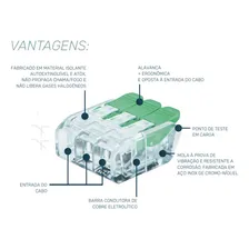 Kit 10pçs Conector Emenda 2 Vias Xmendan 30749 Foto mini 4