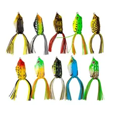 Kit 10pçs Isca Sapo Frog Anti Enrosco Sapinho De SuperfĂcie Foto mini 2