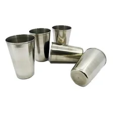 Kit 10un Copo Cuia Inox 200ml Atacado Terere Foto mini 2