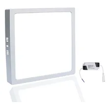 Kit 10un Painel Plafon Led Sobrepor 25w Quadrado Branco Frio 110v/220v Foto mini 3