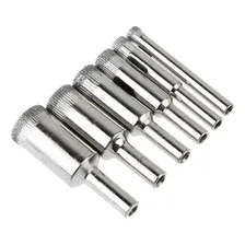 Kit 10x Brocas Diamante Vidro Marmore Piso Ceramica 6 A 30mm Foto mini 4