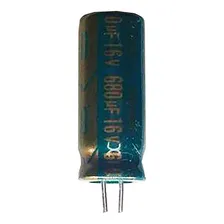 Kit 10x Capacitor Eletrolitico 680uf X 16v 105°c Foto mini 1