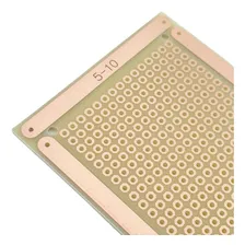 Kit 10x Placa Perfurada Fibra Ilhada 5x10cm Universal Pcb Foto mini 4