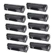 Kit 10x Toner Compatível Com Ce285 85a Cb435 35a Cb436 36 Tinta Preto Foto  mini 1