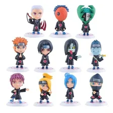 Kit 11 Action Figure Bonecos Naruto Hidan Madara Akatsuki Foto mini 1