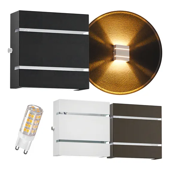 Kit 11 Arandelas Slim 2 Frisos Externo + 11 Leds G9 5w Mf103 Foto 1