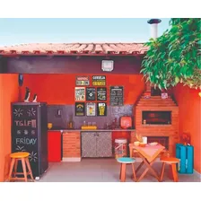 Kit 11 Quadros Decorativos Drinks Cocktail Bar Área Gourmet Cor N/A Foto mini 2