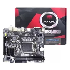 Kit 1155 Mb Placa Mae Afox Ib75 + I5 2400 + Mem Cor Preto Foto mini  2