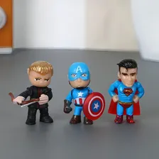 Kit 12 Bonecos Miniatura Vingadores Action Figure Decoração Foto mini 3