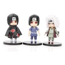 Kit 12 Bonecos Naruto Action Figure Sasuke Itachi Jiraya Foto mini 4