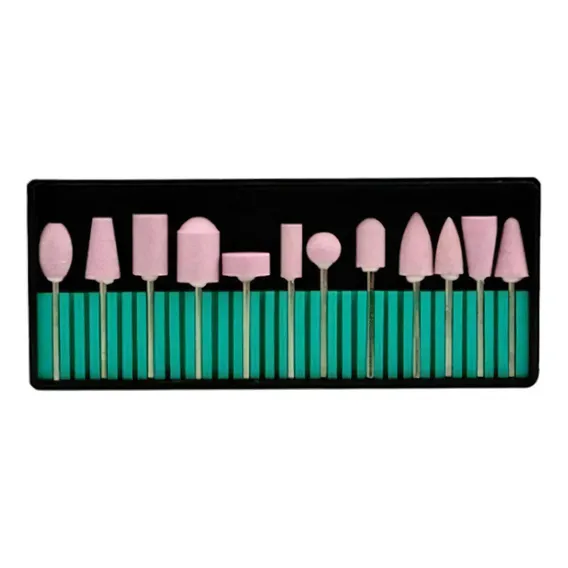 Kit 12 Brocas Profissionais Lixas Lixadeiras Elétrica Unha R Foto 1