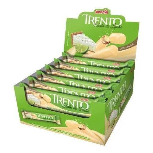 Kit 12 Caixas Chocolate Trento C/16 Cada - Peccin - Atacado Foto 1