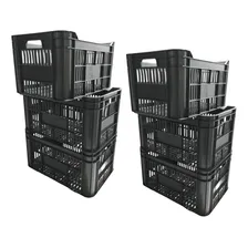 Kit 12 Caixas HortifrĂști AgrĂcola Organizadora Supermercado Cor Preto Foto mini 1