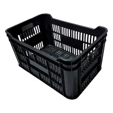 Kit 12 Caixas HortifrĂști AgrĂcola Organizadora Supermercado Cor Preto Foto mini 3