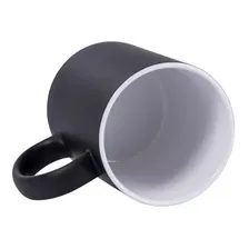 Kit 12 Caneca Para Sublimação Mágica Preto Fosca 325ml Foto mini 3